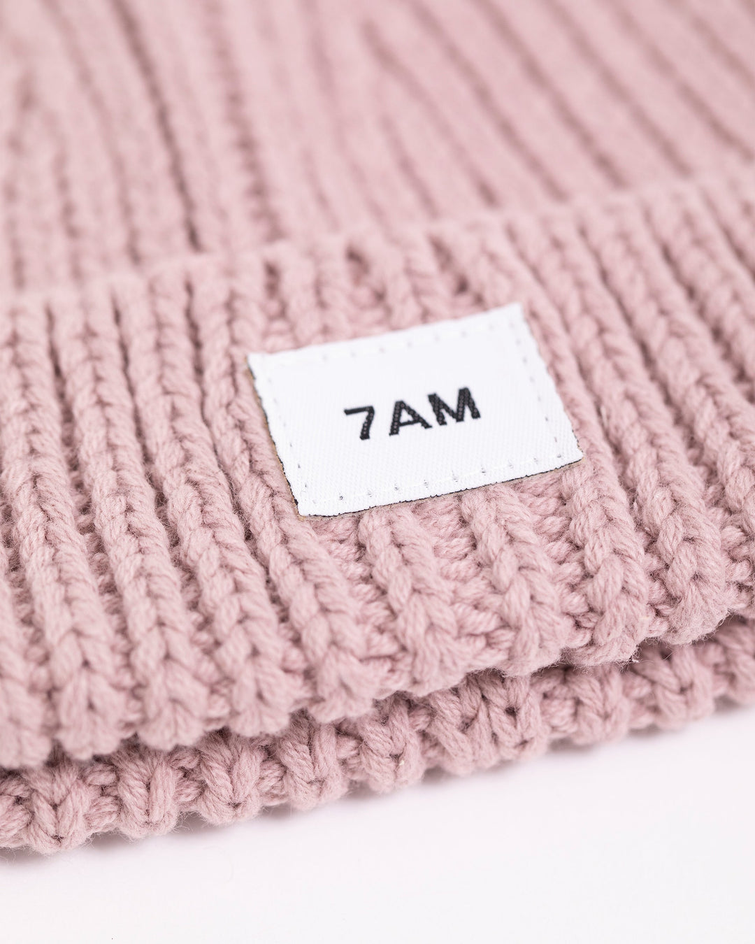 Beanie - Chunky, Ash Rose