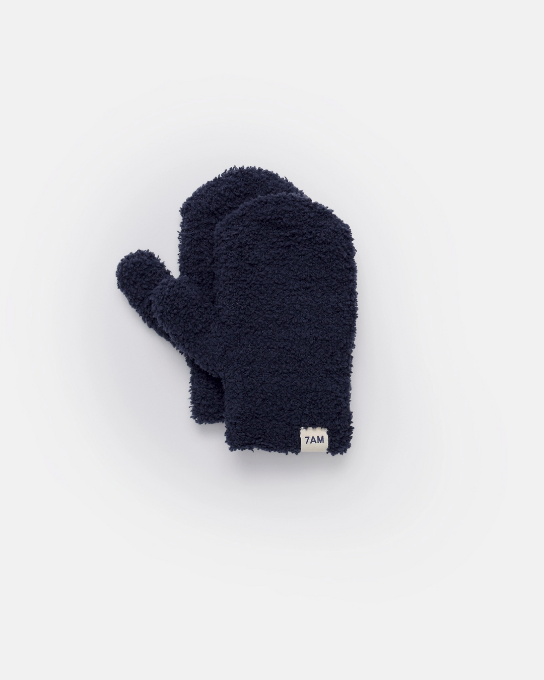 Mittens - Fuzzy, Navy
