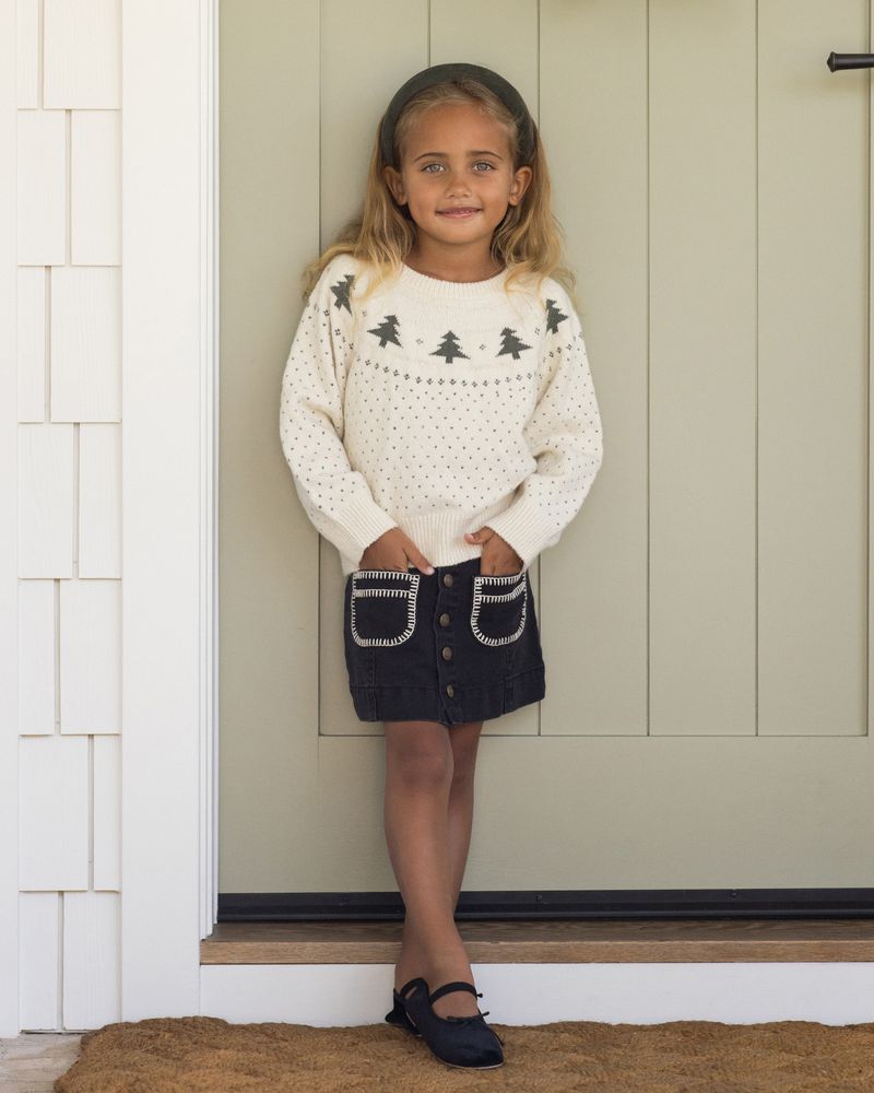 Fair Isle Sweater, Trees