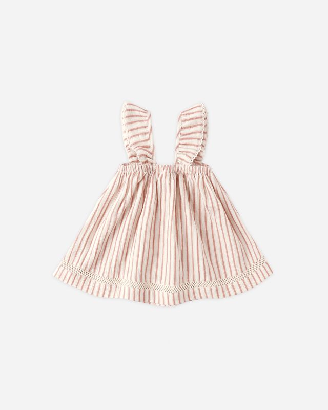 Ruffle Tank Dress, Vintage Stripe