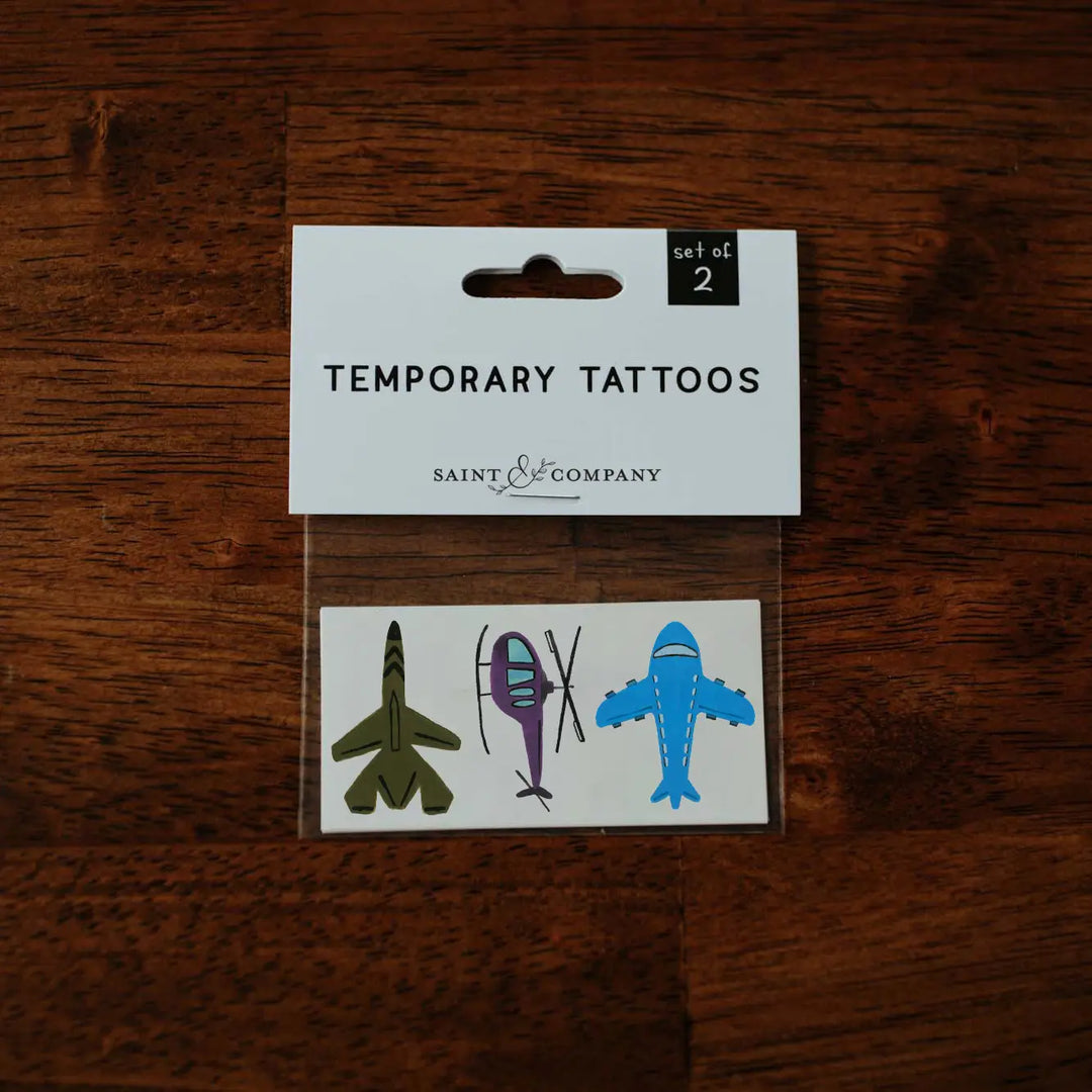 Saint & Co Temporary Tattoos, Aviation