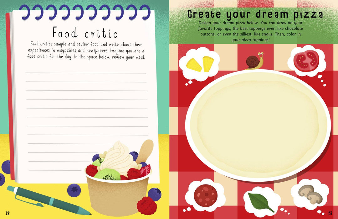 At the Restaurant Activity Book