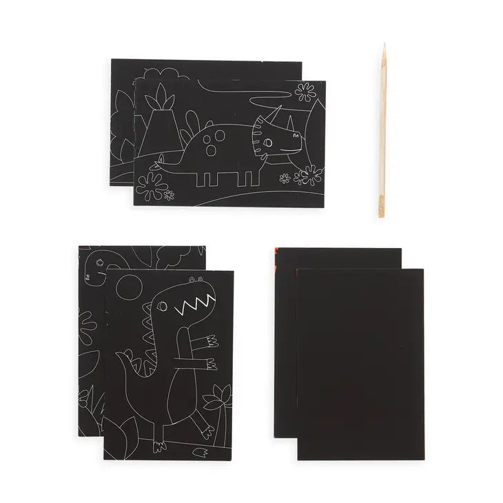 Mini Scratch & Scribble Art Kit, Dino Days