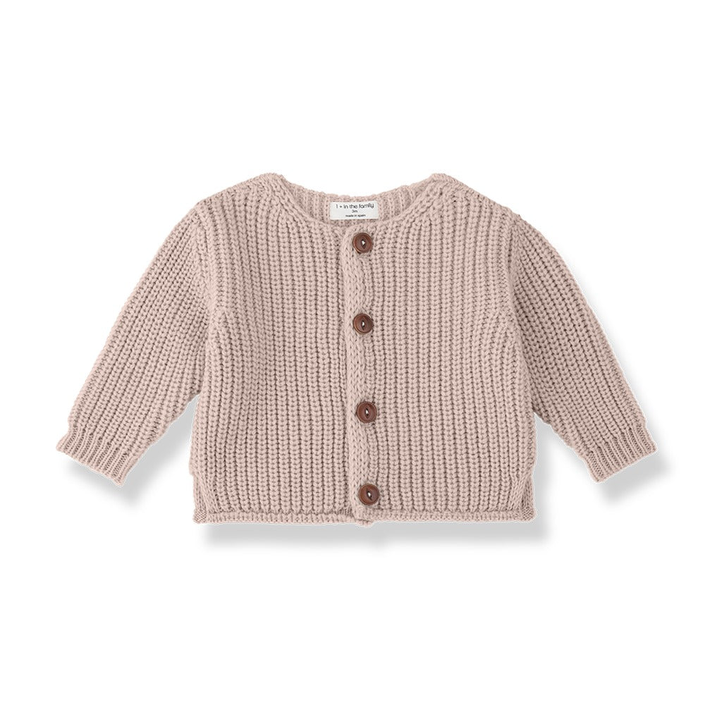 Antibes Cardigan, Nude