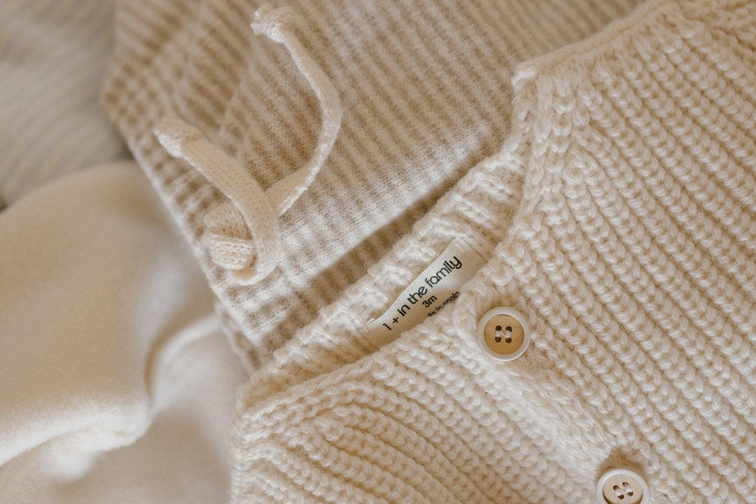 Antibes Cardigan, Ecru