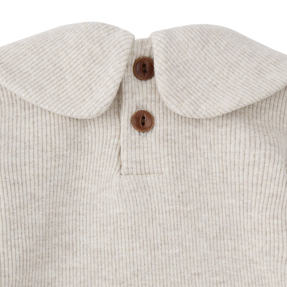 Avellino Collar Bodysuit, Rice