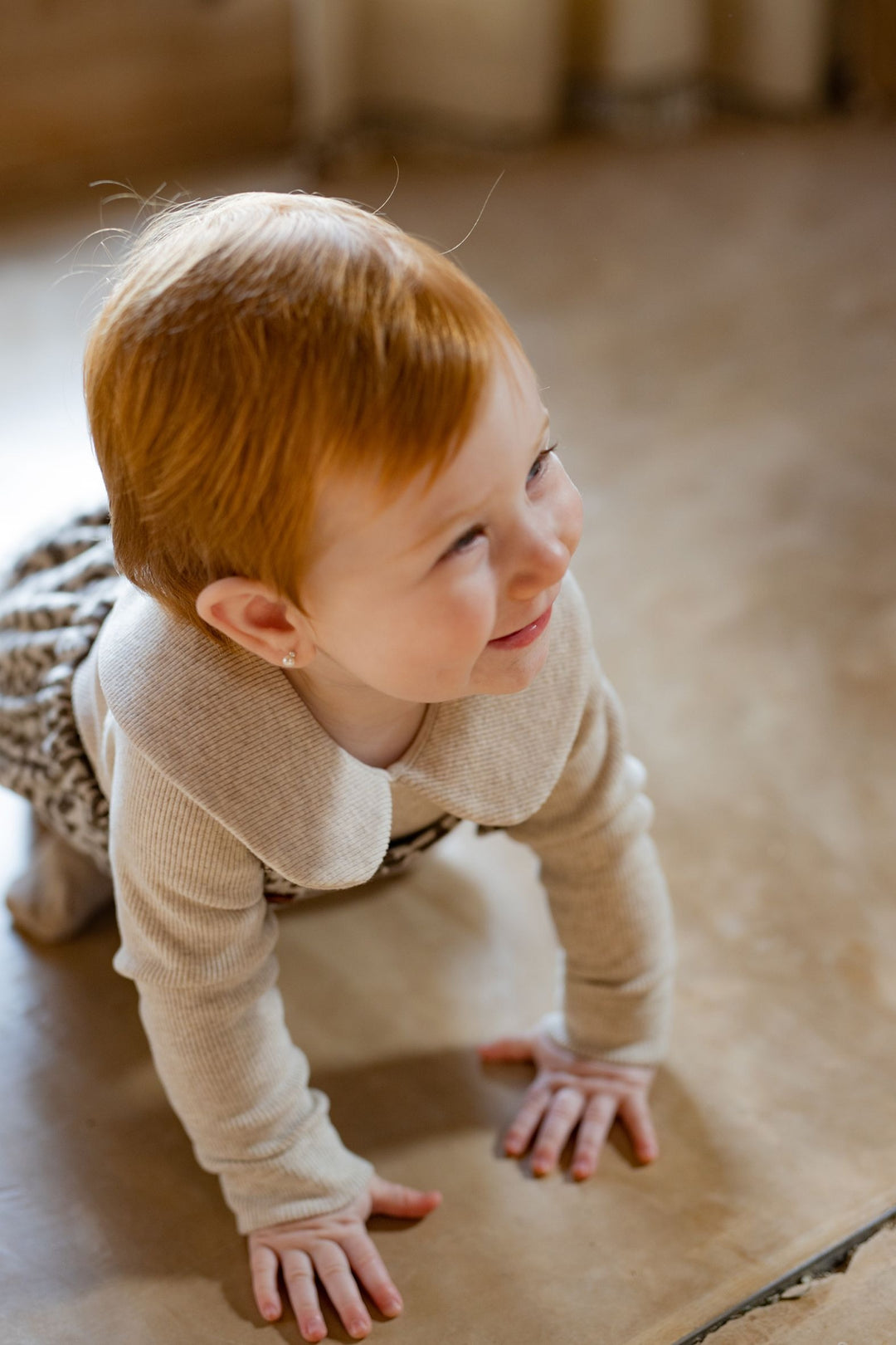 Avellino Collar Bodysuit, Rice
