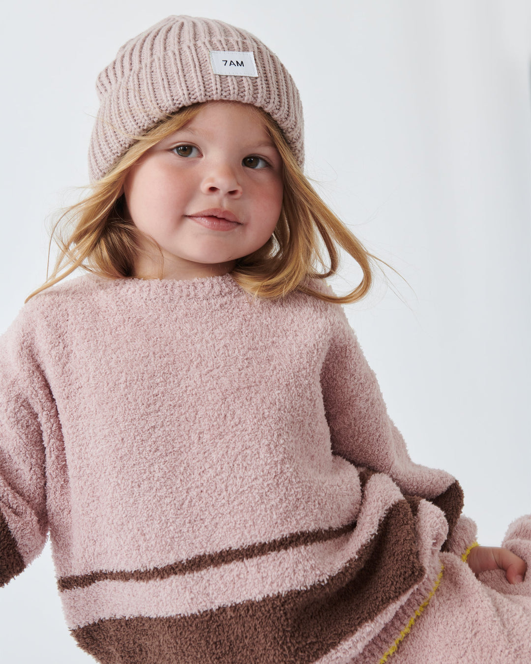 Beanie - Chunky, Ash Rose