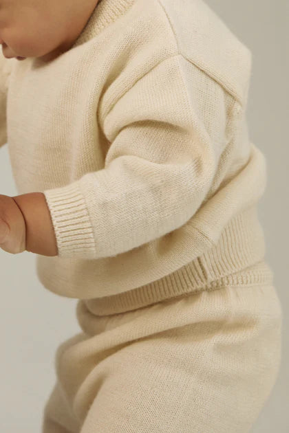 Baby Knitted Jumper, Cream