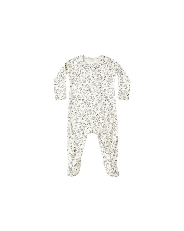 Bamboo Zip Footie, Woodland