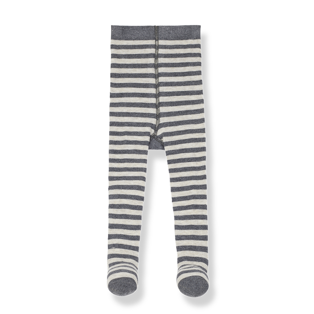 Dafne Striped Tights, Oatmeal