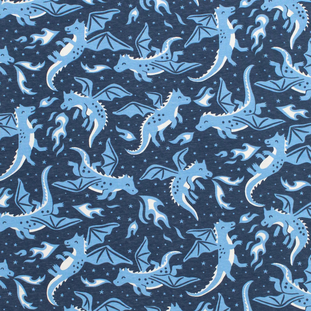 Hoodie, Dragons Blue