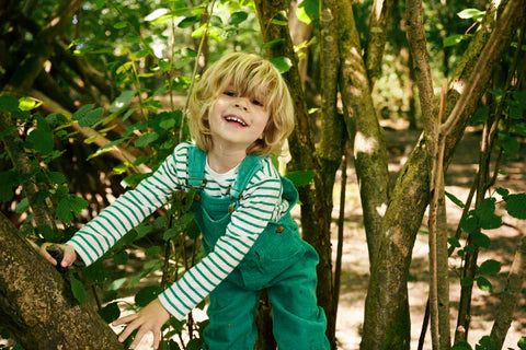 Chunky Cord Dungarees, Emerald