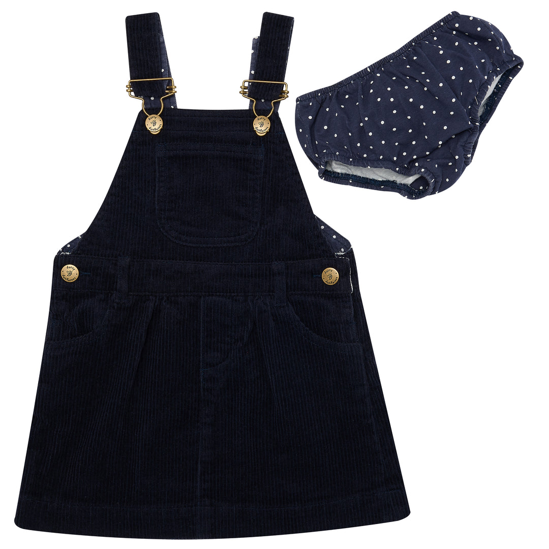 Corduroy Dress, Navy