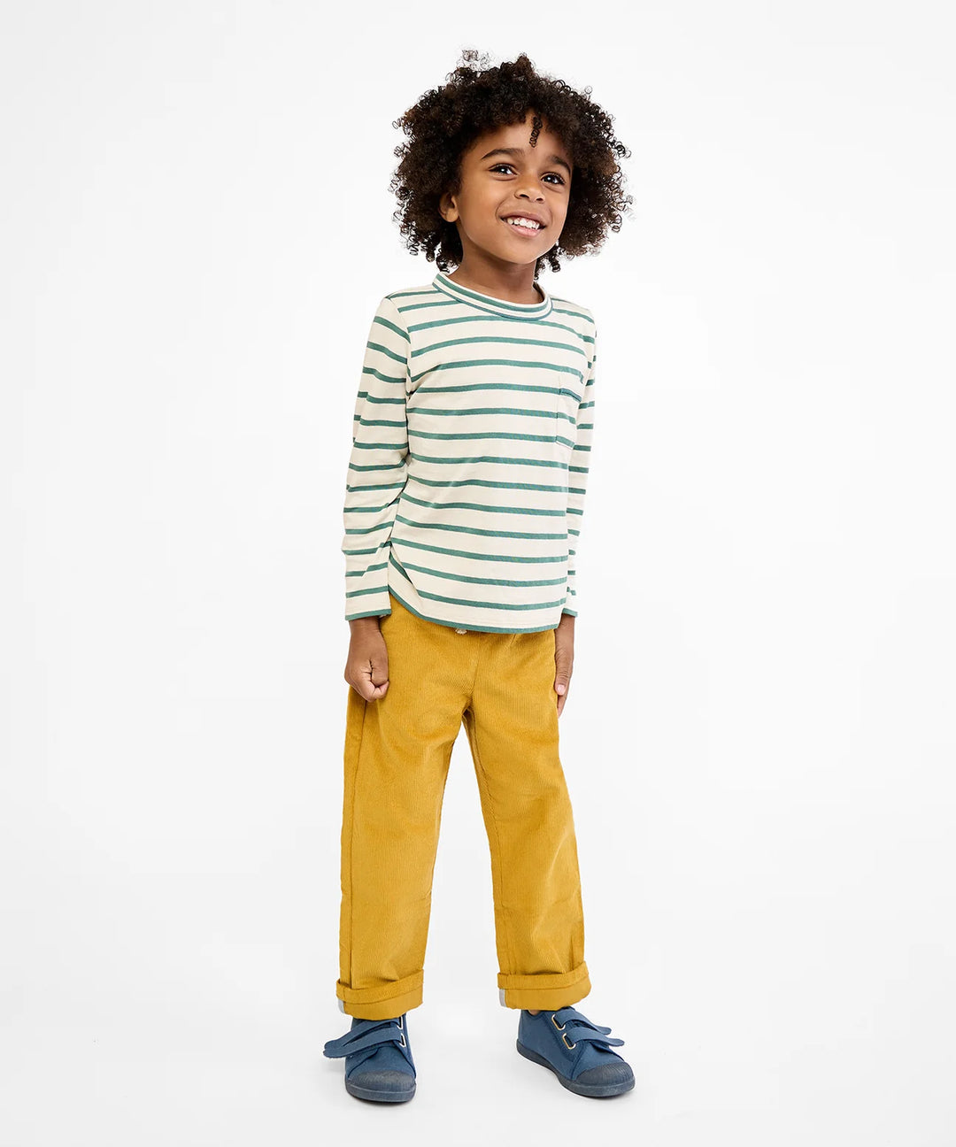 Edward T-Shirt, Pine Stripe