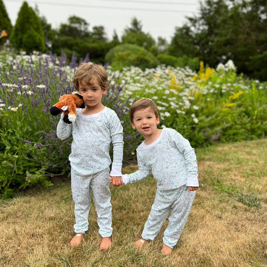 Two Piece Kid Pajamas, Golf
