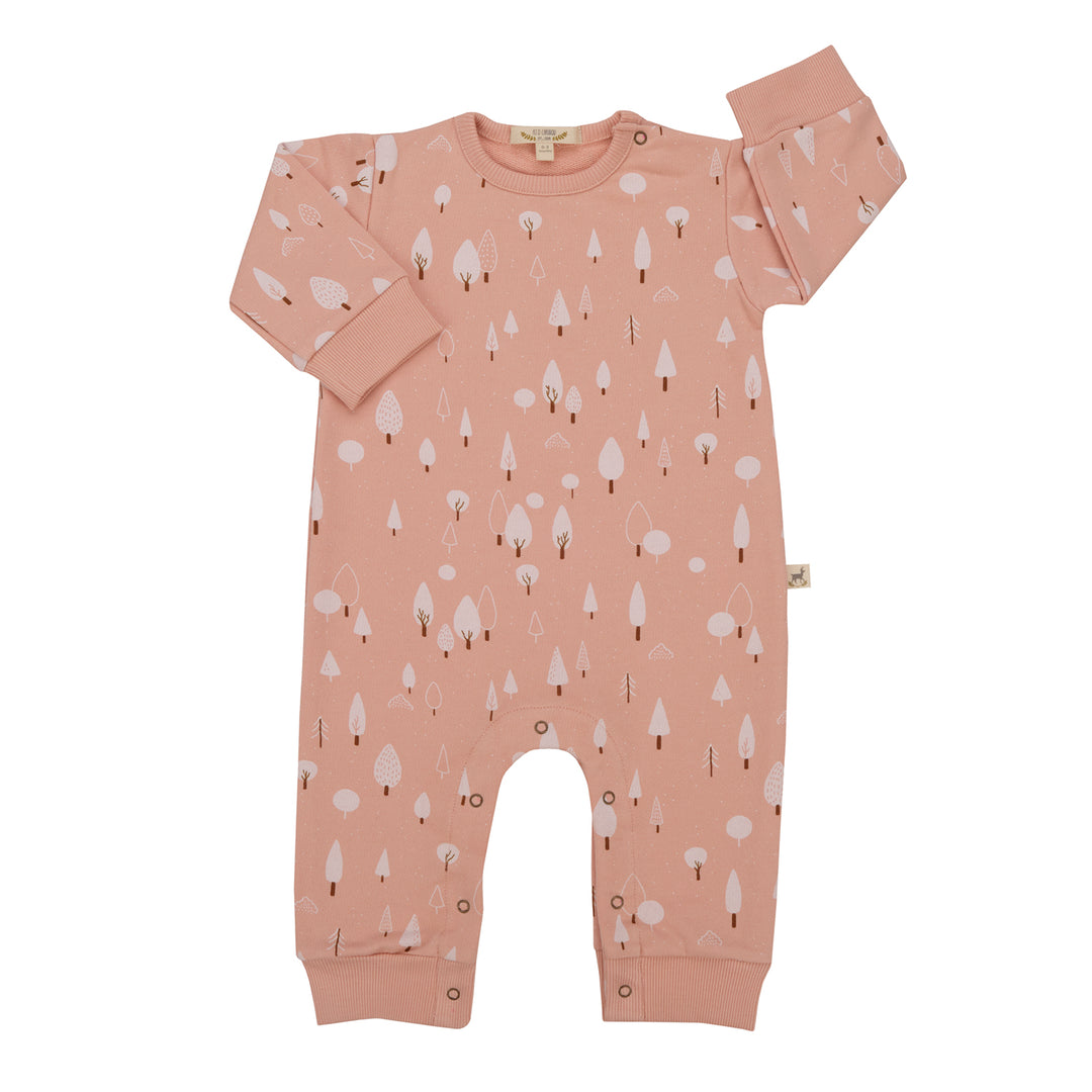 Terry Jumpsuit, Wintergreen - Rose