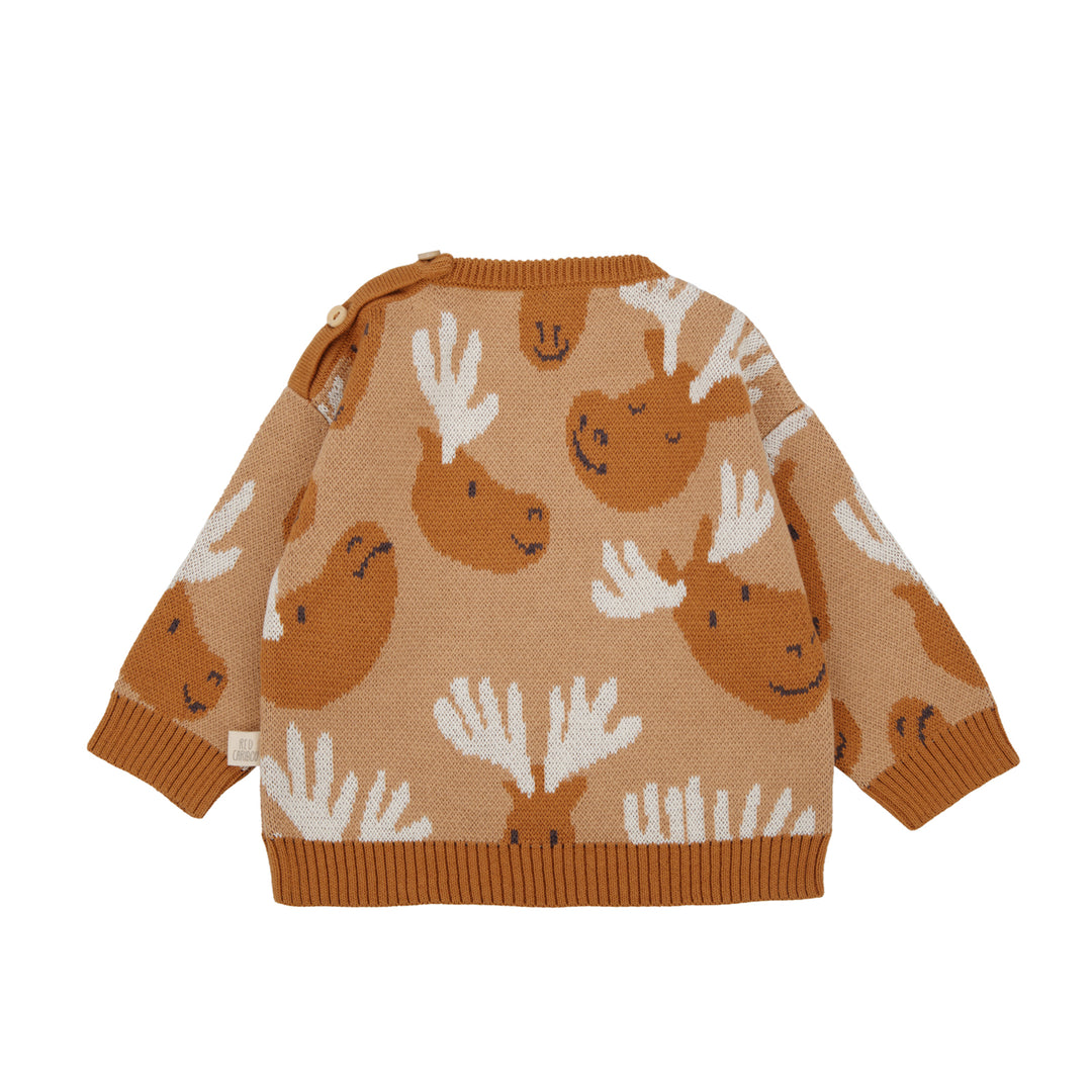 Knit Sweater, Moose - Tan