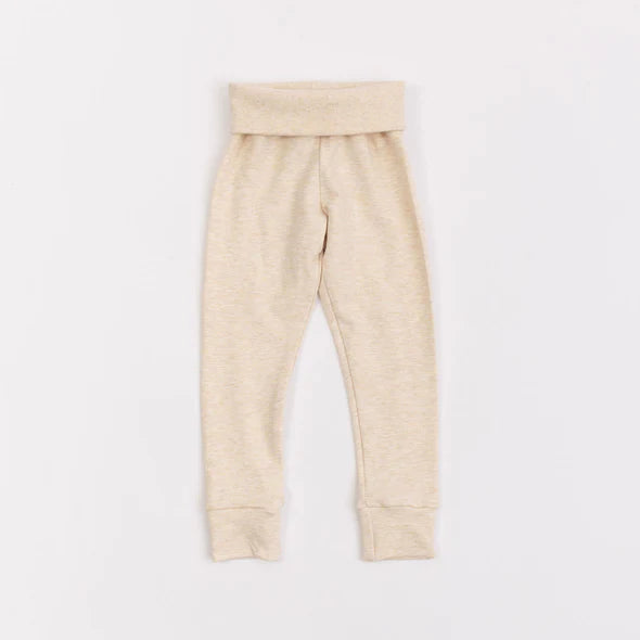 Bamboo Legging, Flax French Terry