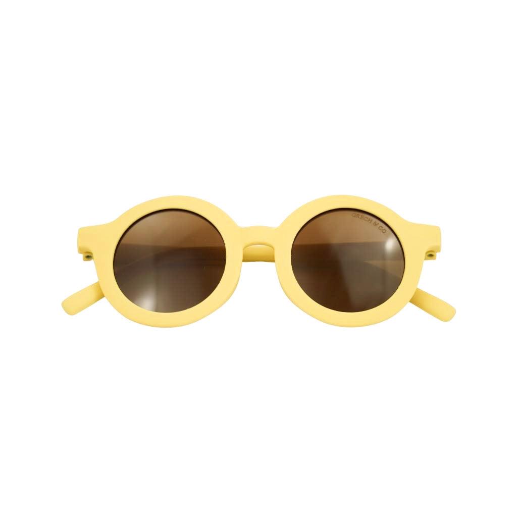 Round Sunglasses, Mellow Yellow