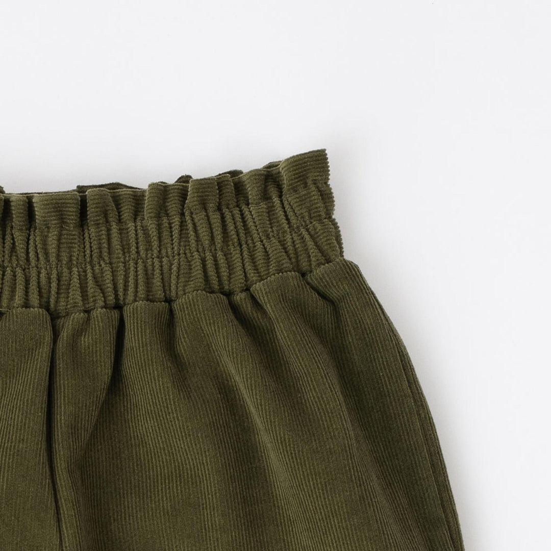 Corduroy Gaucho Pant, Olive