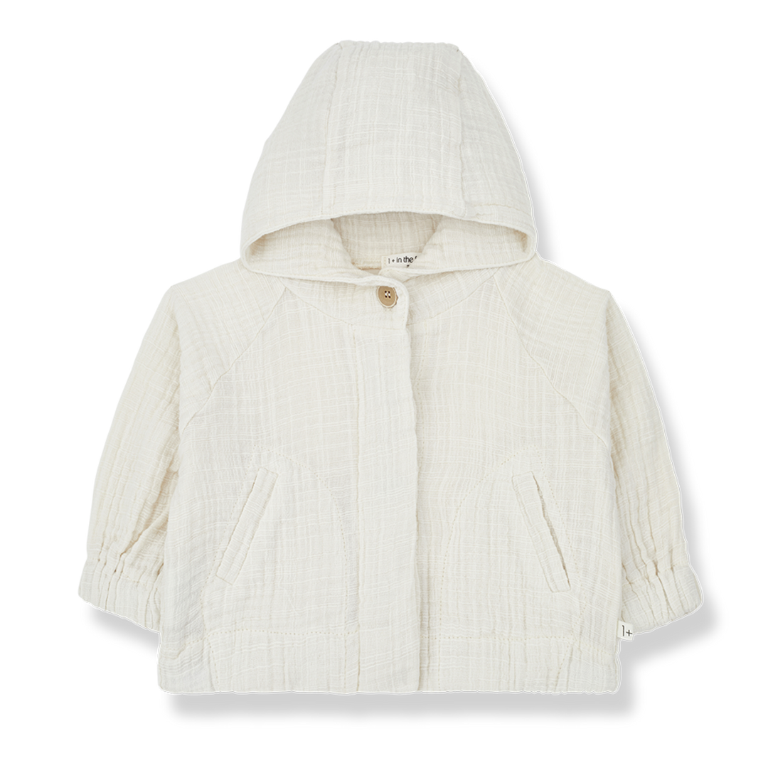 Gennaro Hood Jacket, Ivory
