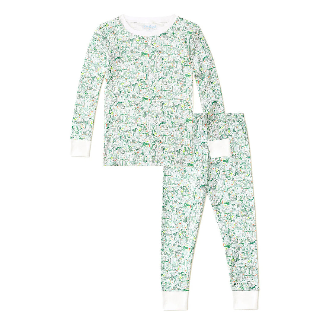 Two Piece Kid Pajamas, Golf