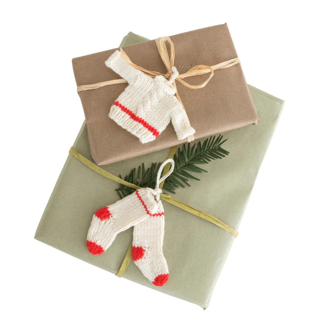 Holiday Ornaments, Little Knits Set