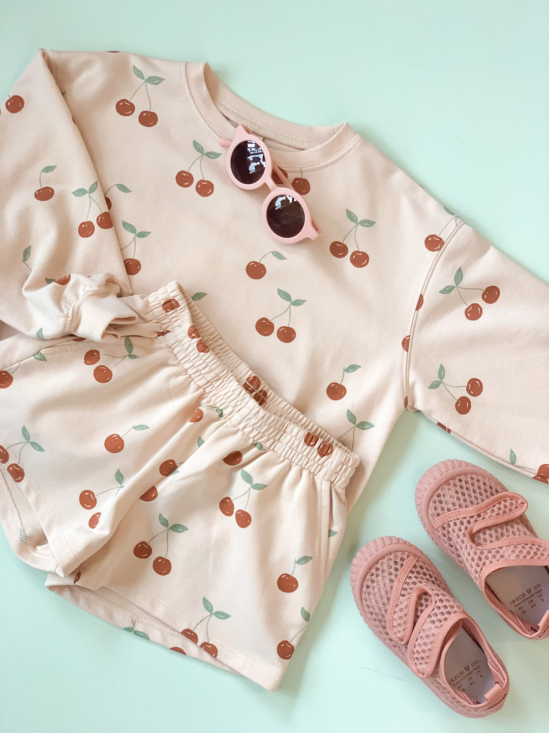 Summery Terry Set, Cherries