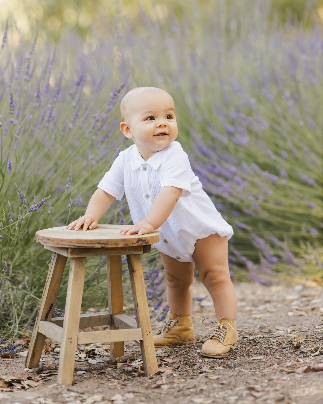 Henry Romper, White