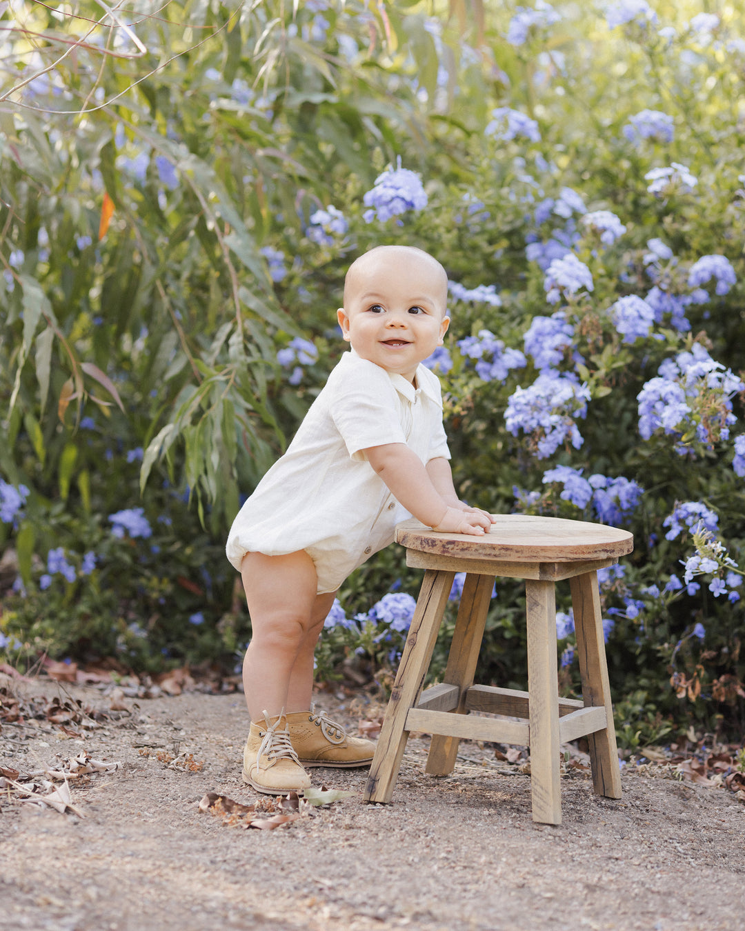 Henry Romper, White