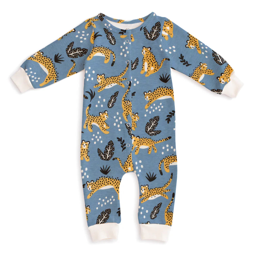 French Terry Jumpsuit, Wildcats Lake Blue