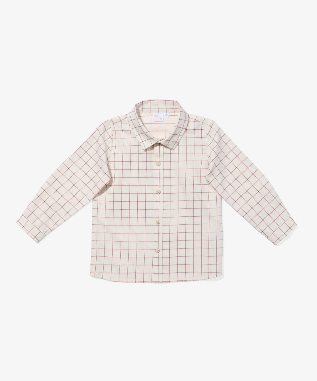 Jeffie Shirt, Pomegranate Plaid