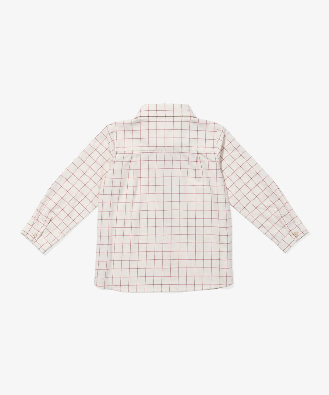 Jeffie Shirt, Pomegranate Plaid