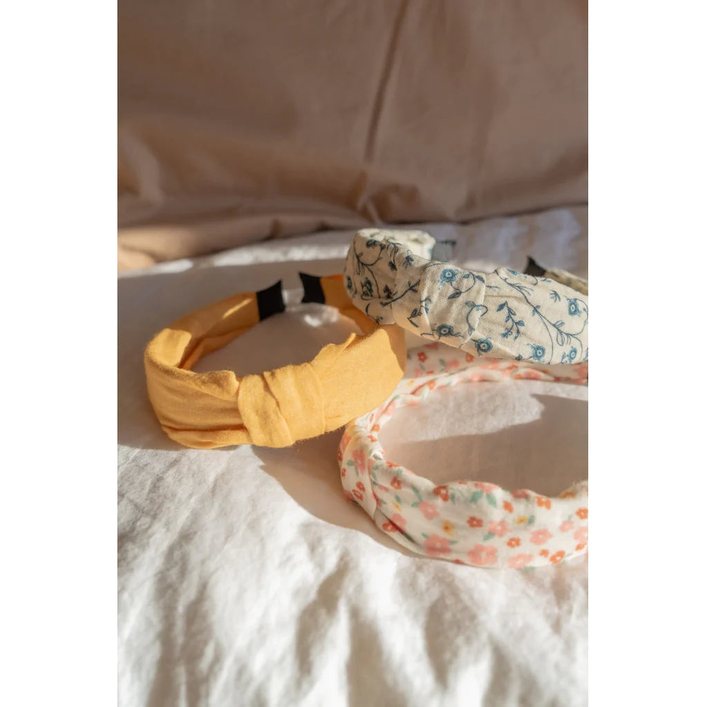 Knotted Fabric Headband, Sunset Meadow