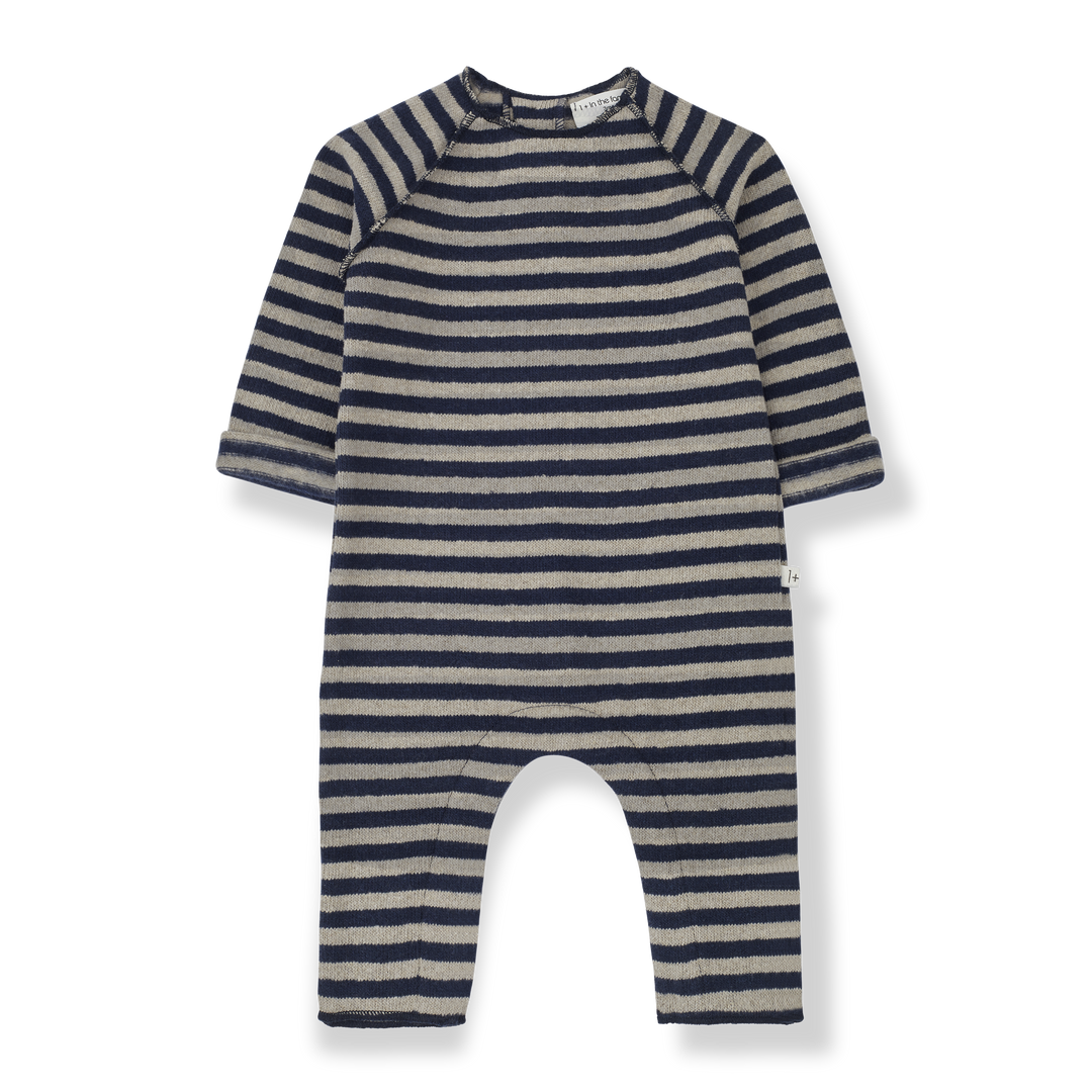 Laurent Jumpsuit, Navy-Taupe