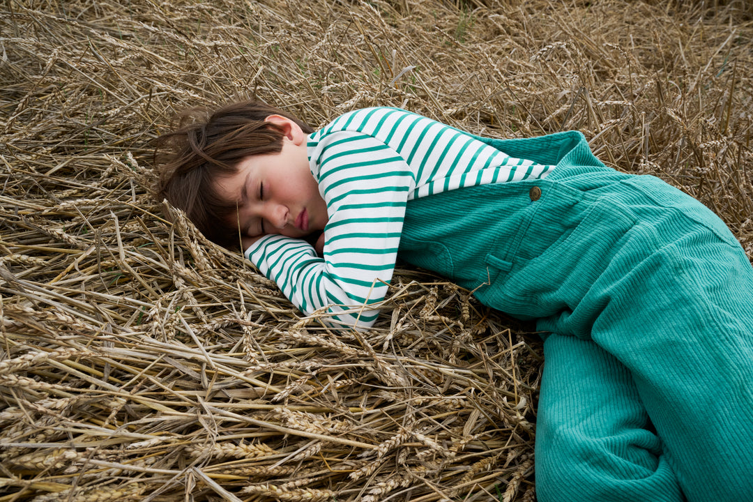 Chunky Cord Dungarees, Emerald