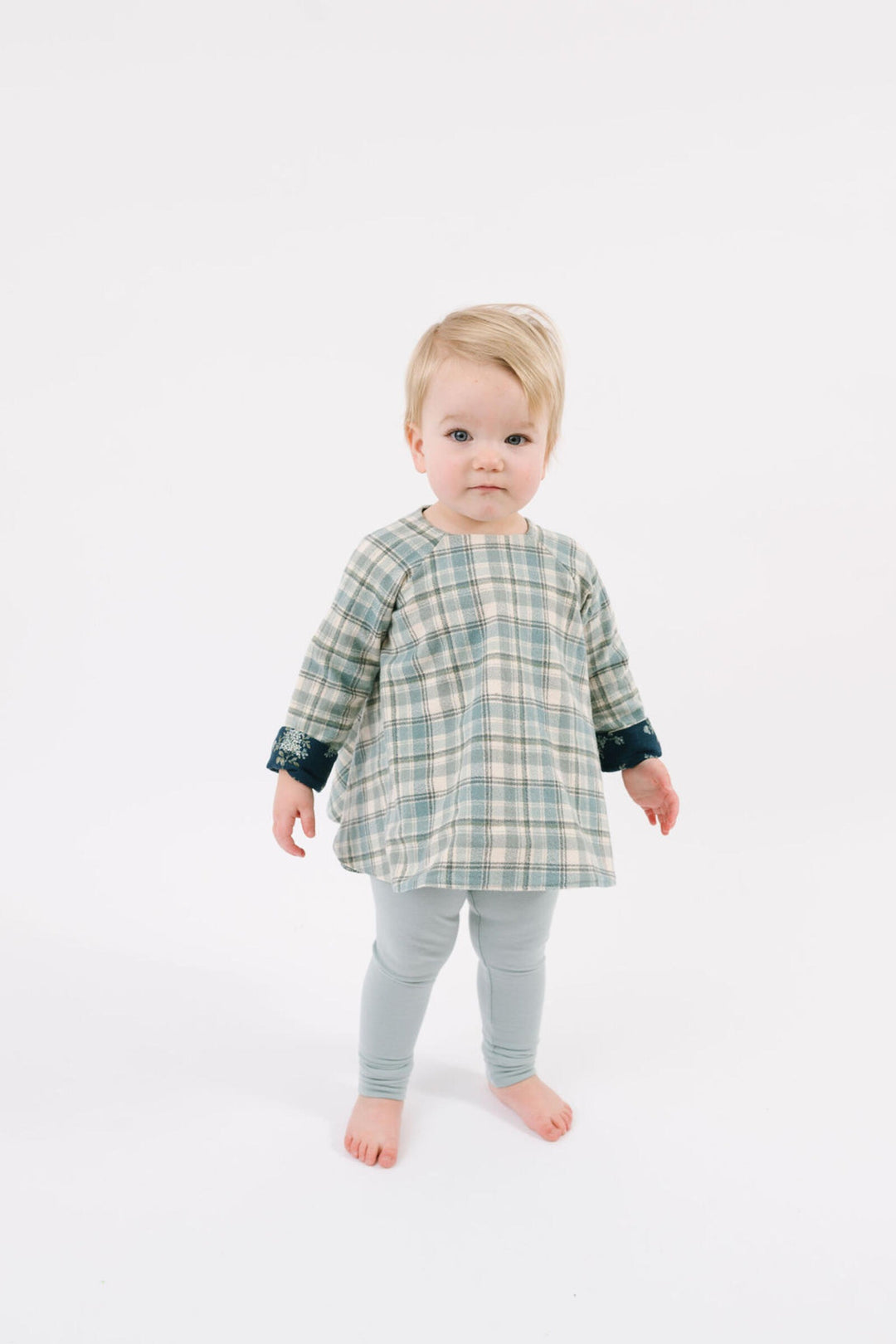 Reversible Swing Tunic, Winter Corsage