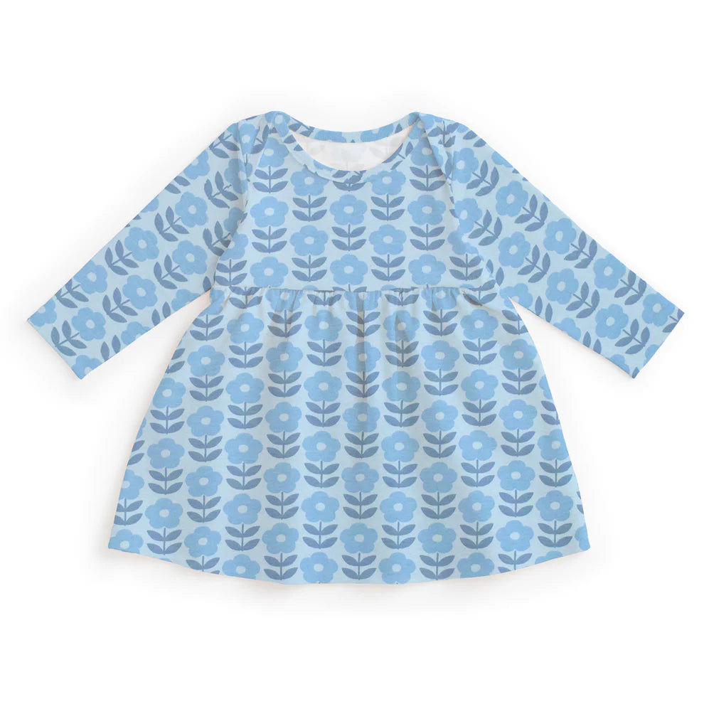 Lausanne Baby Dress, Danish Flowers Blue