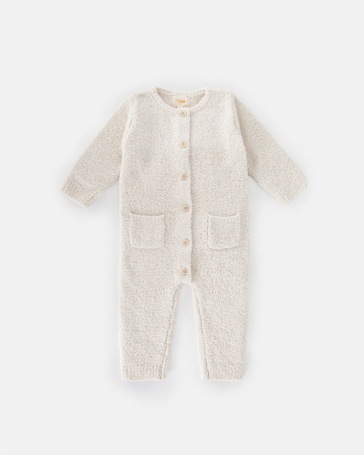 Jumpsuit - Fuzzy, Ecru