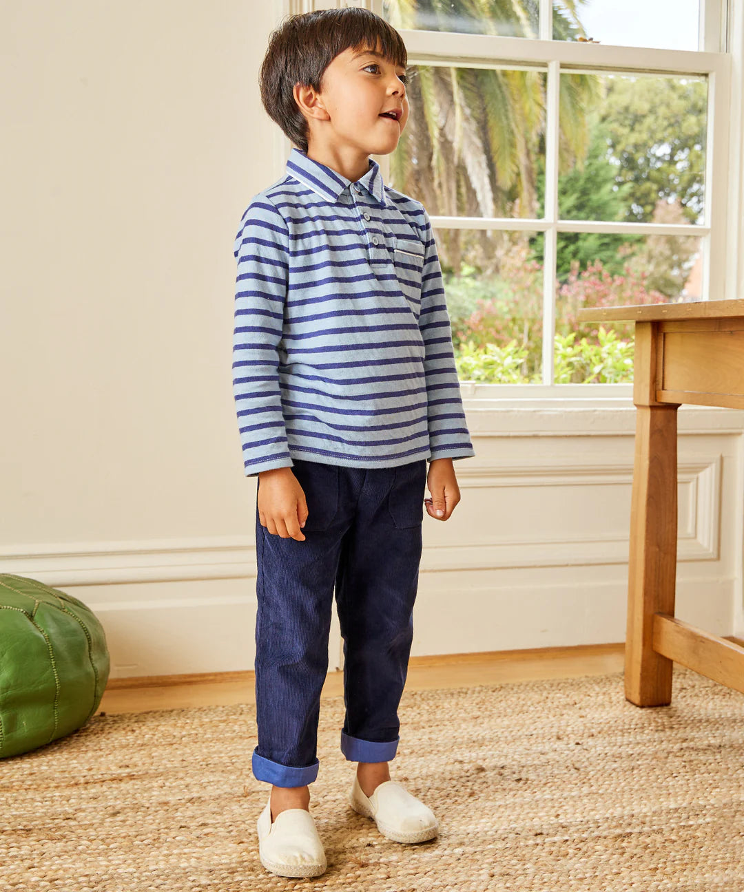 Grow Pant, Navy Corduroy