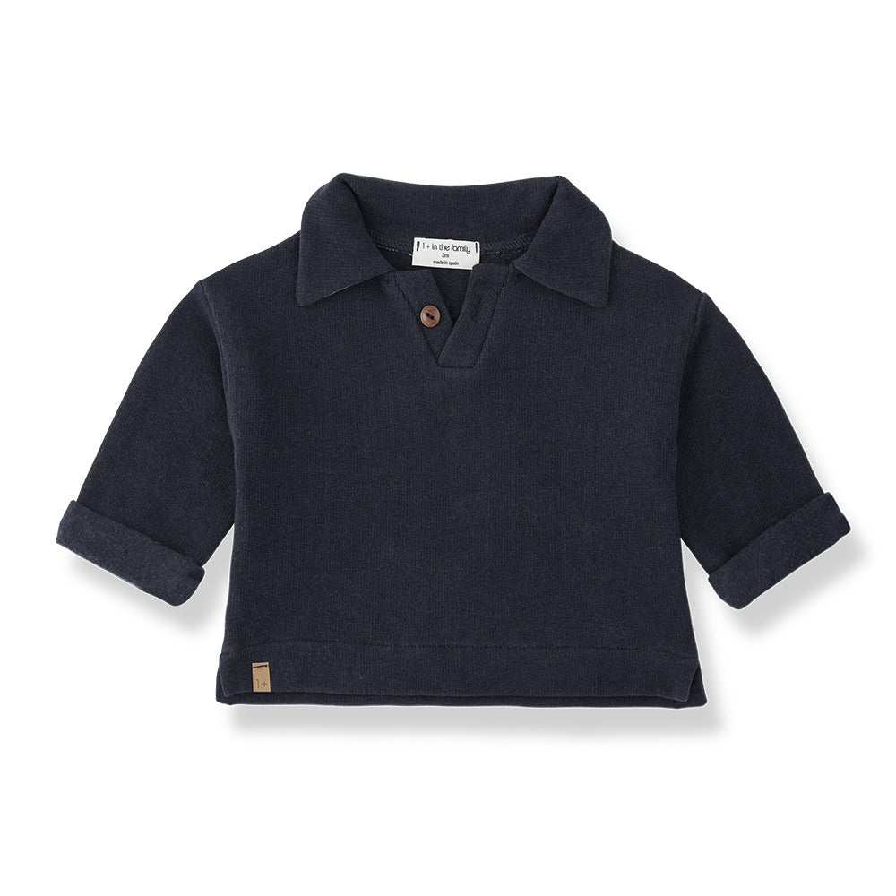 Monterosso Polo Sweater, Blue