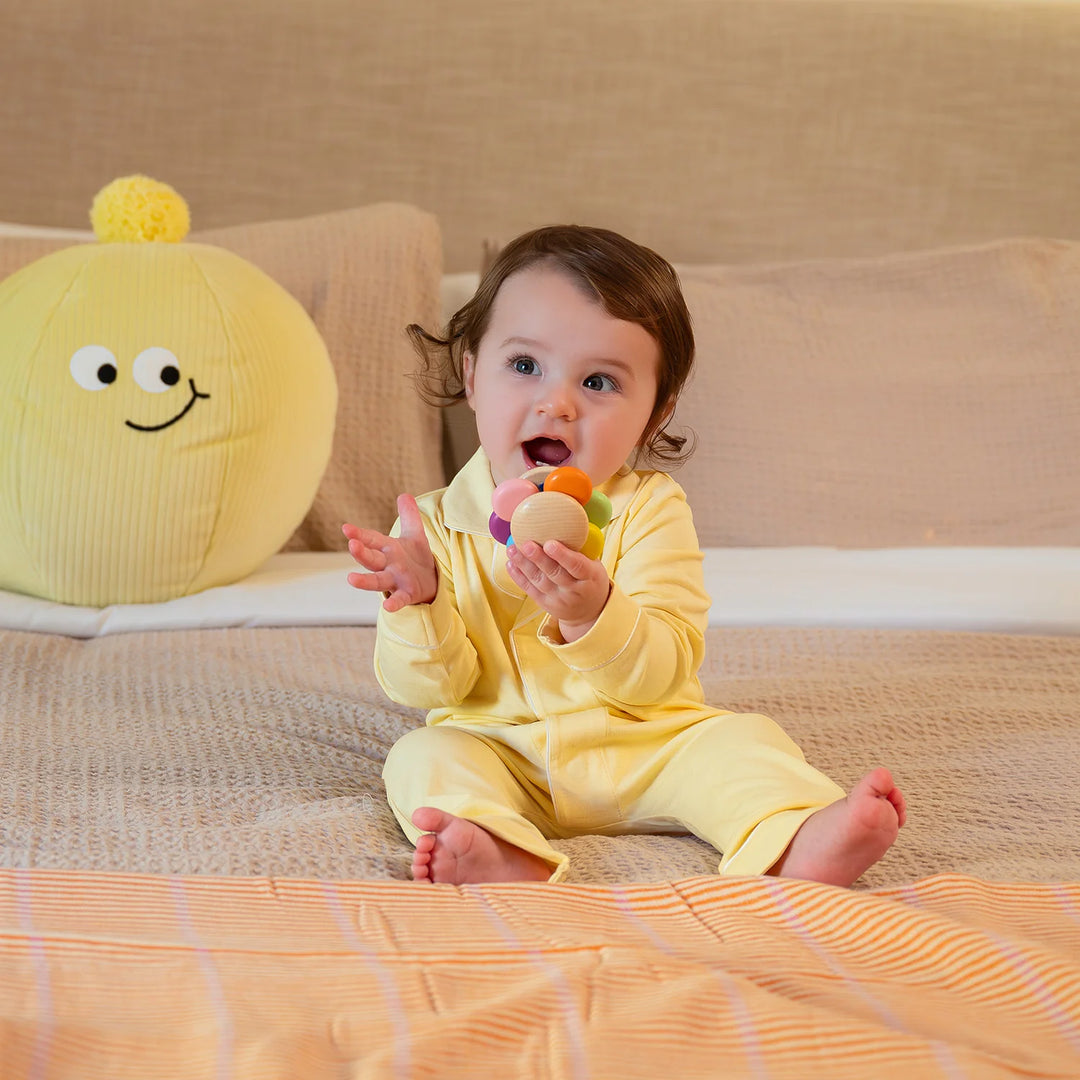 Pant Romper, Stars Yellow