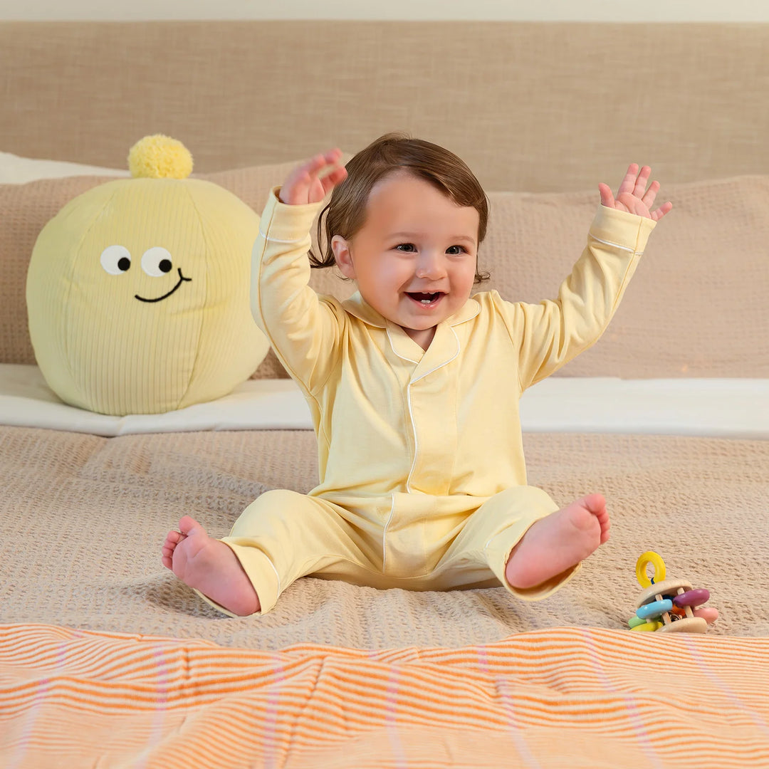 Pant Romper, Stars Yellow