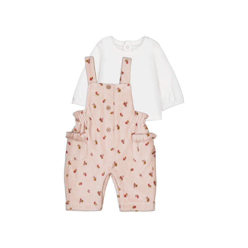 Overall and T-Shirt Set, Oat
