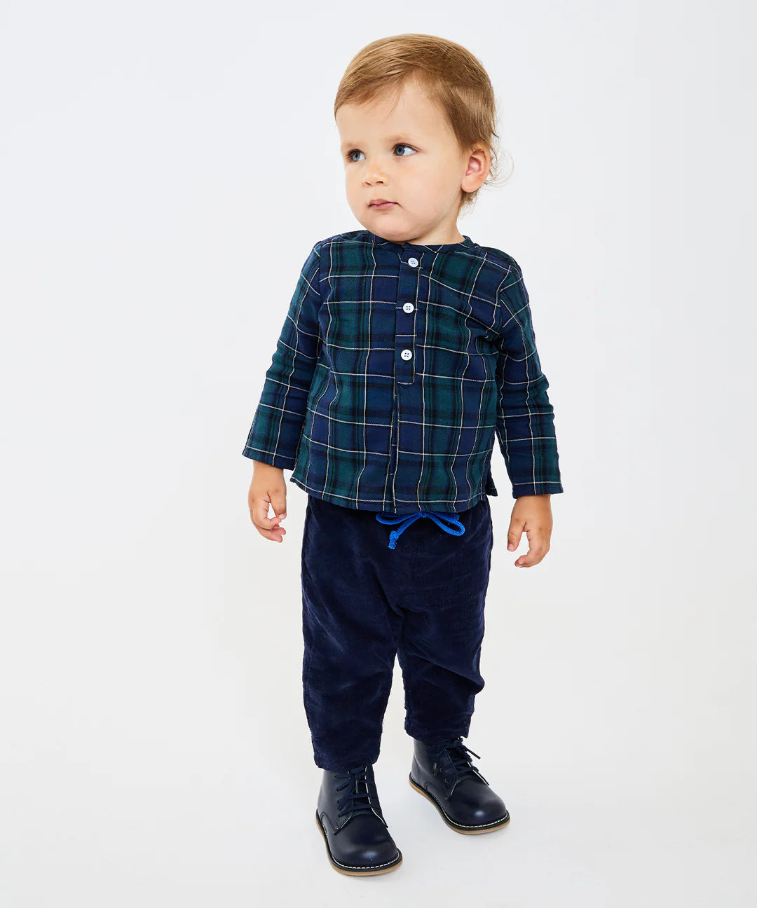 Bowie Baby Pant, Navy Corduroy