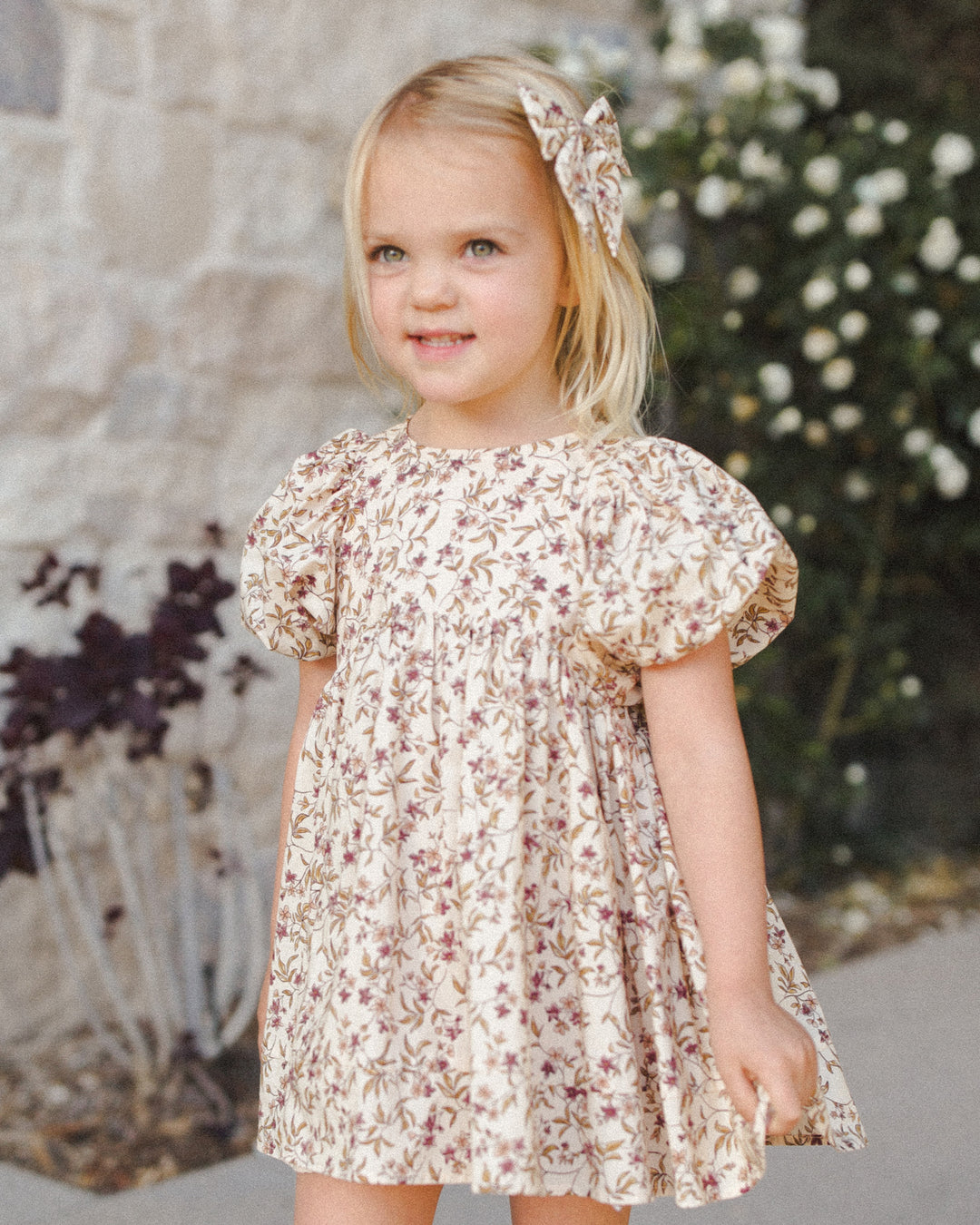 Luna Dress, Fig Floral