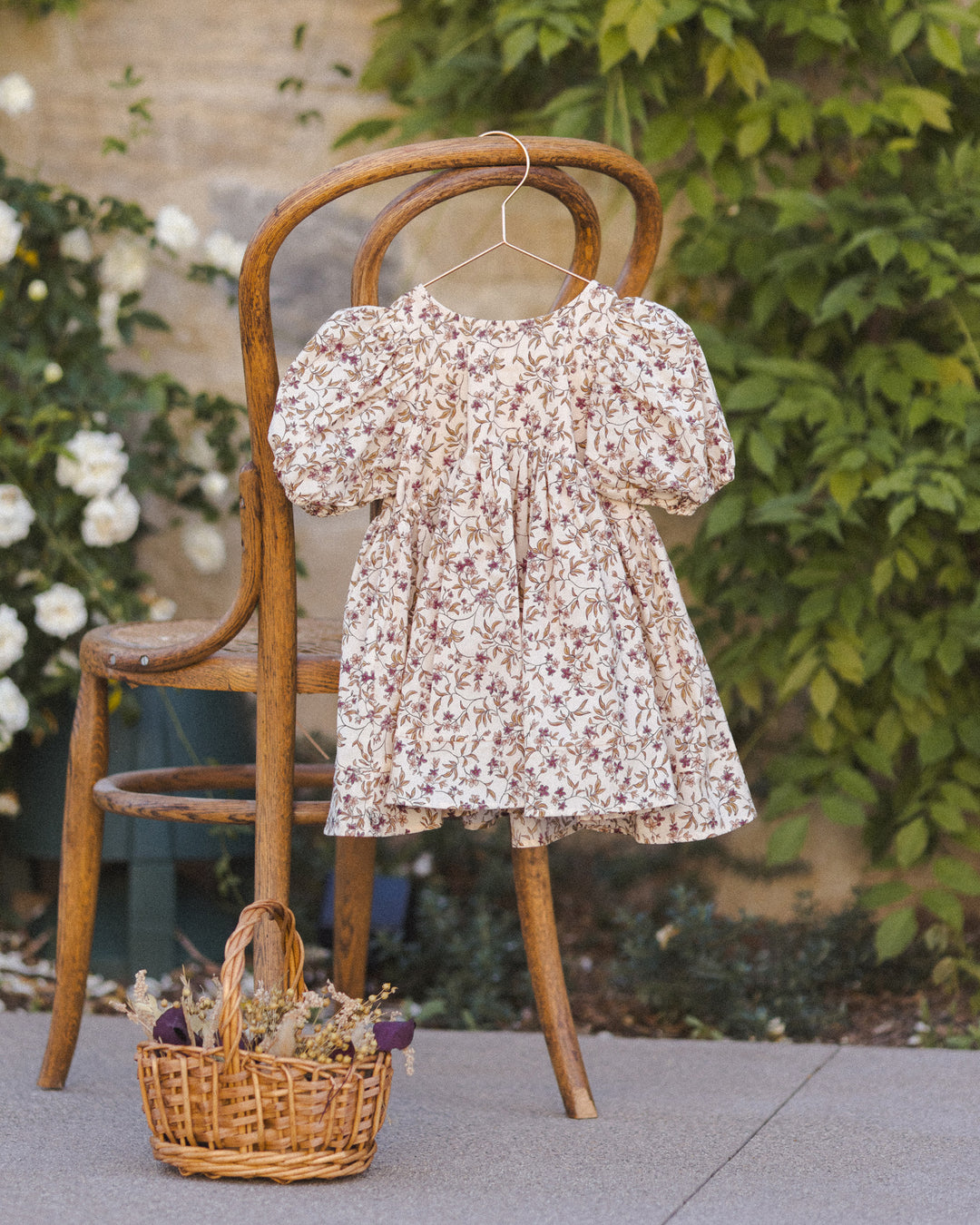 Luna Dress, Fig Floral