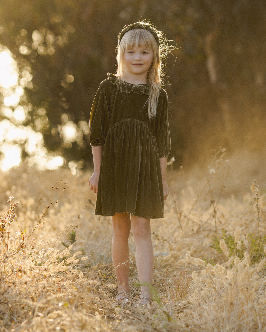 Adeline Dress, Olive