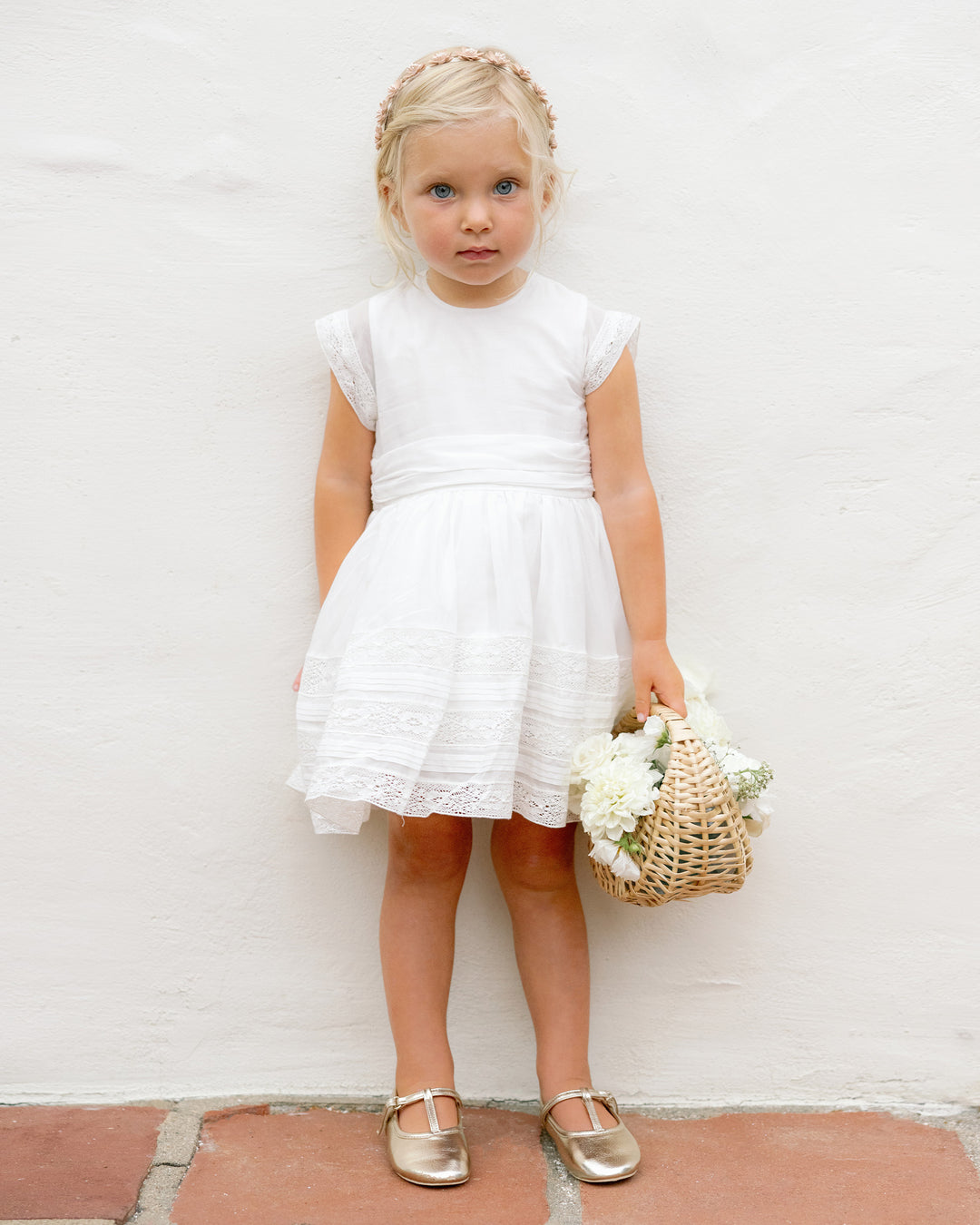 Dahlia Dress, White